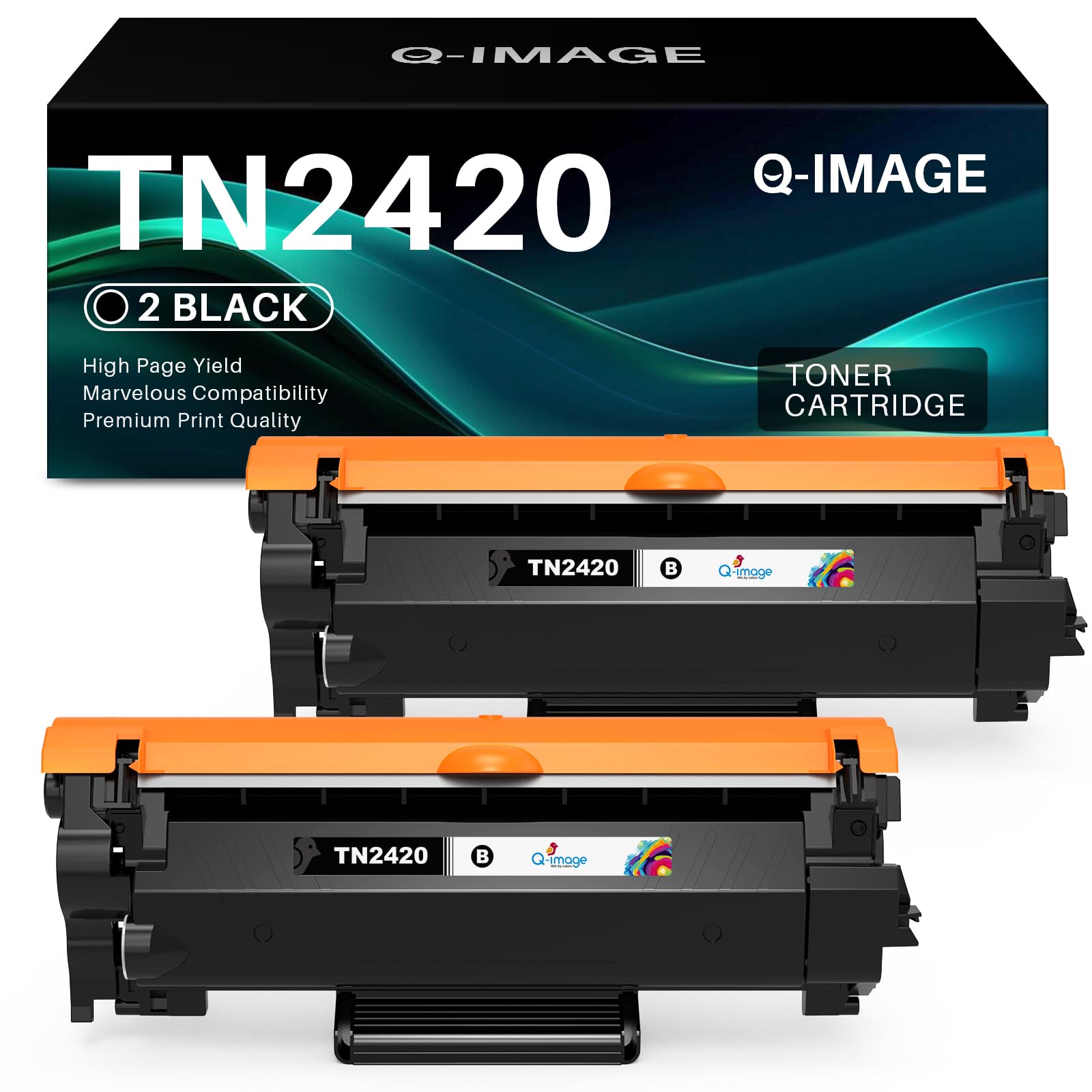 Q-image TN2420 TN2410 Toner Cartridge Replacement for TN-2420 TN-2410 | Compatible for Brother HL-L2350DW HL-L2310D MFC-L2710DW MFC-L2710DN MFC-L2730DW MFC-L2750DW DCP-L2510D DCP-L2530DW-image-8