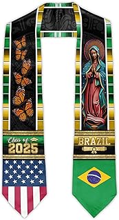Class of 2025 Graduation Stole 72" Graduation Sash Graduate Honor Stole Classic End Design