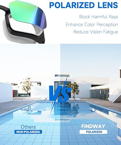 Miniatura 2 de findway Swim Goggles, Adult swim goggles with Anti-fog No Leaking UV Protection, Swimming Goggles for Men Women Youth