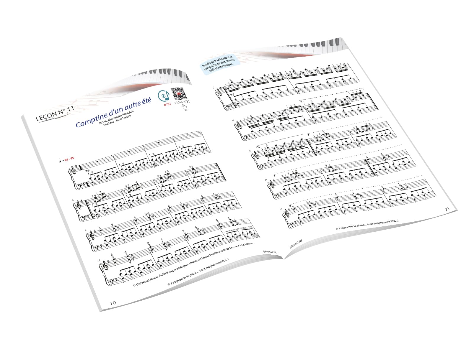 J'apprends... LE PIANO tout simplement Vol.2 C. Astie + CD