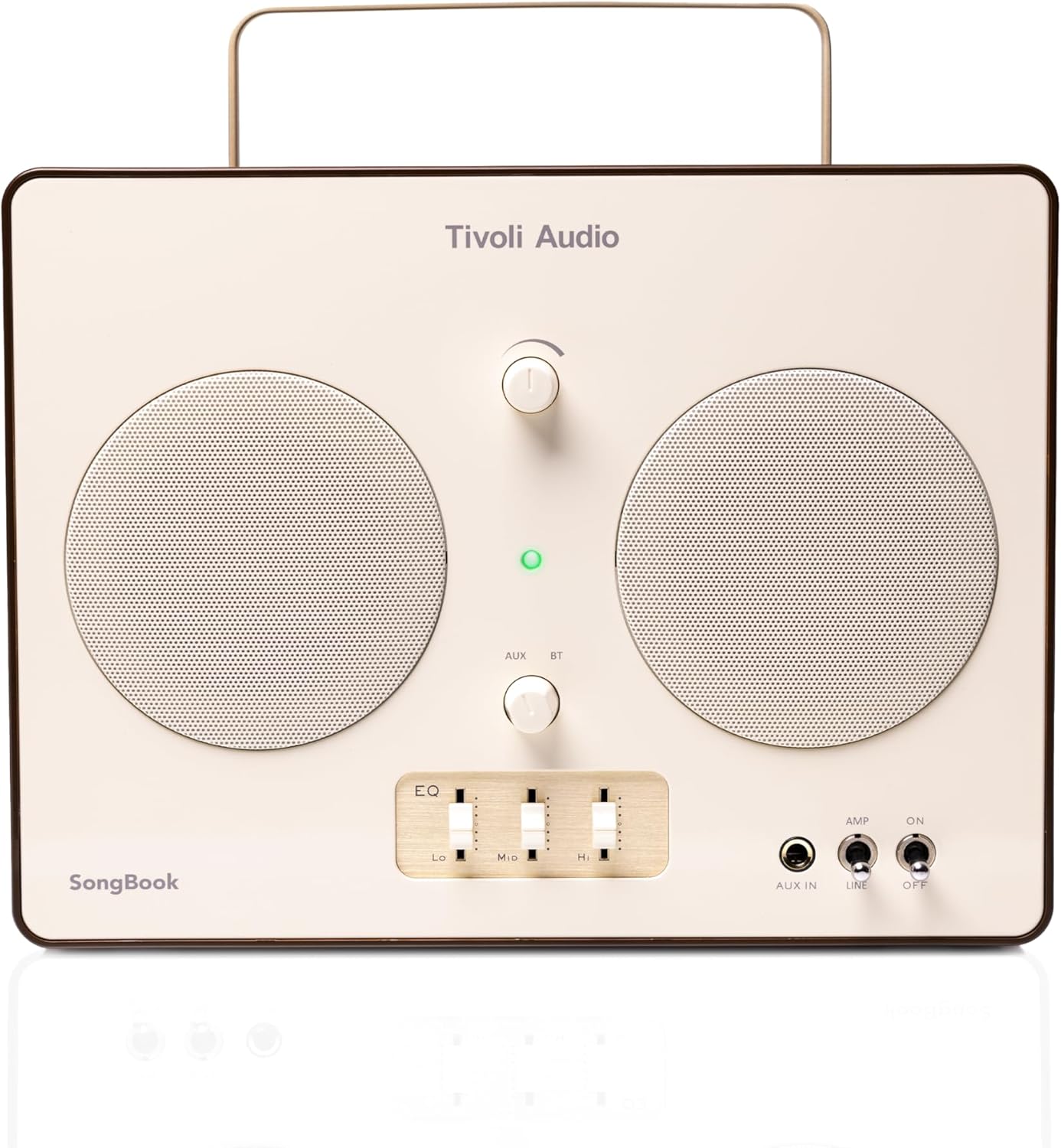 Tivoli Audio Songbook, Premium Bluetooth Sound System with 1/4″ Auxiliary Input and Built-in Preamp (Cream)