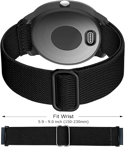 Miniatura 3 de GARTOO Bandas elásticas para Garmin Vivoactive 5 Watch Band, Garmin VenuSqSq 2Forerunner 16555245645 - Correa deportiva de nailon de 0.787 pulgadas