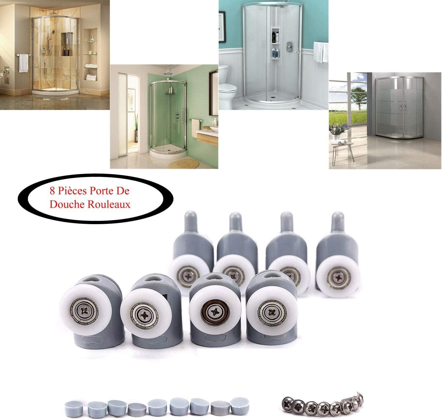 Shower Door Rollers Wheels for Shower Door Roller Shower Door 4 x Top