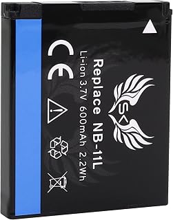 SK Akku Ersatz für Canon NB-11L / NB-11LH | 600mAh | für IXUS 133 170 175 180 185 190 275 HS 285 HS // PowerShot SX420 is SX430 is SX432 is A4050