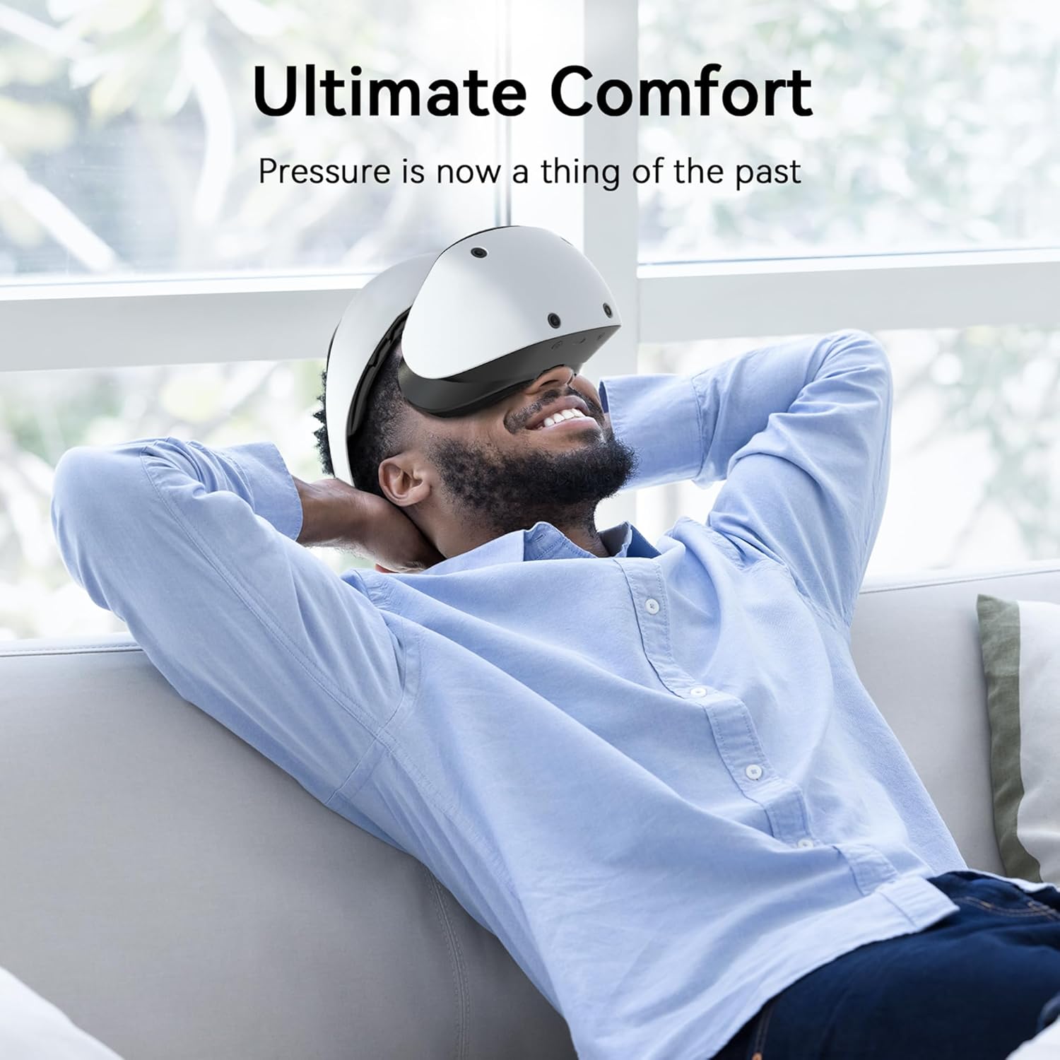 AMVR CM1 Comfortable Mod Kit for PS VR 2 Accessories, Stay in The Sweet Spot, Weight Balancer, Upgraded Soft&Breathable Forehead Pad and Rear Pad - Image 8