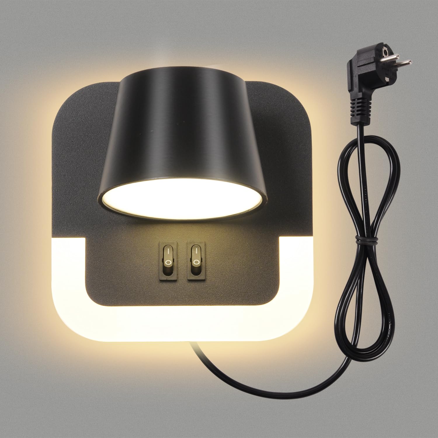 Lampe De Lecture Led, Applique Murale D'Intérieur (3W 3000K 9W 3000), Liseuse De Chevet Avec