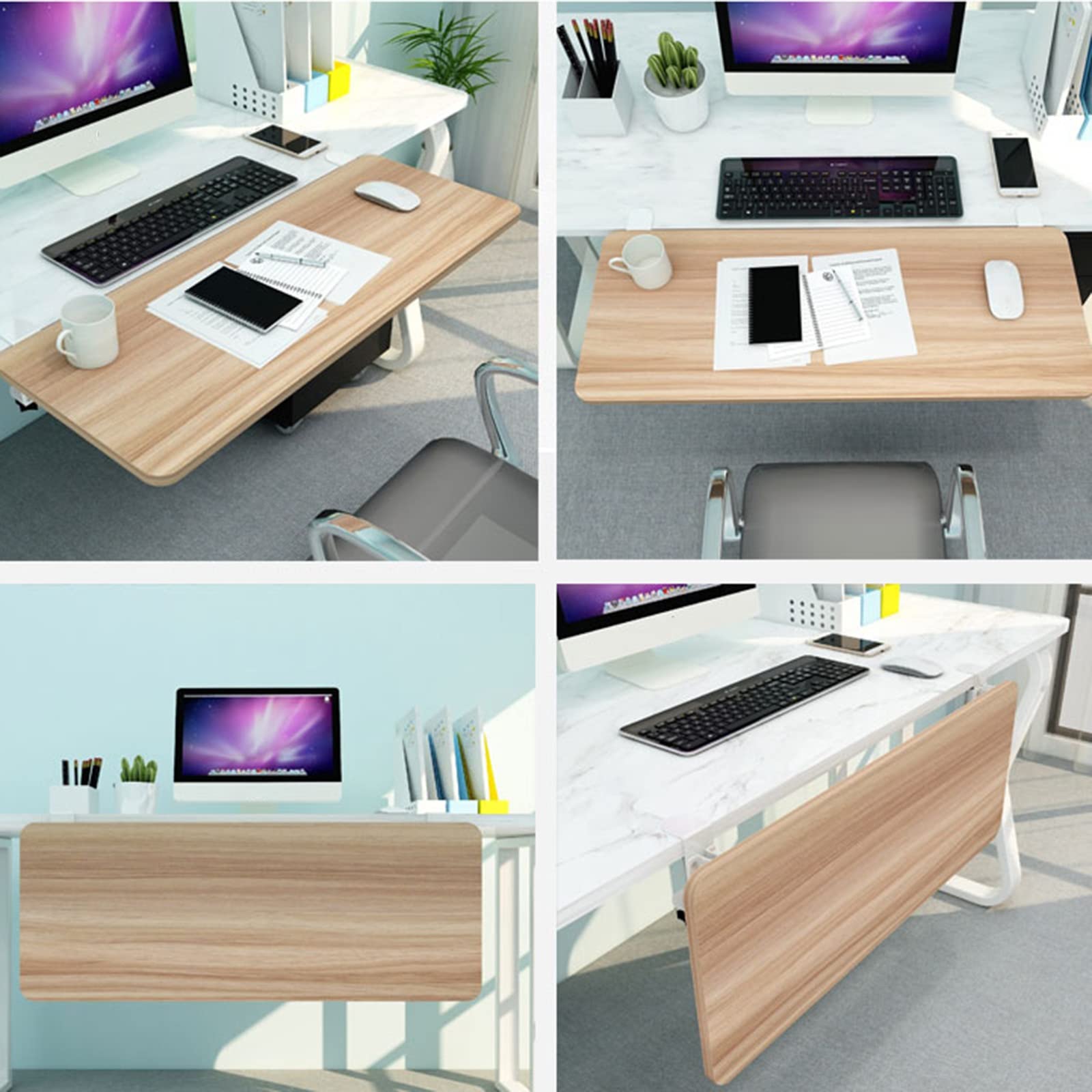 Vassoio pieghevole per tastiera per scrivania, facile da inserire, migliora la tua casa/ufficio/scuola Boost Produttivi & t & Design salvaspazio