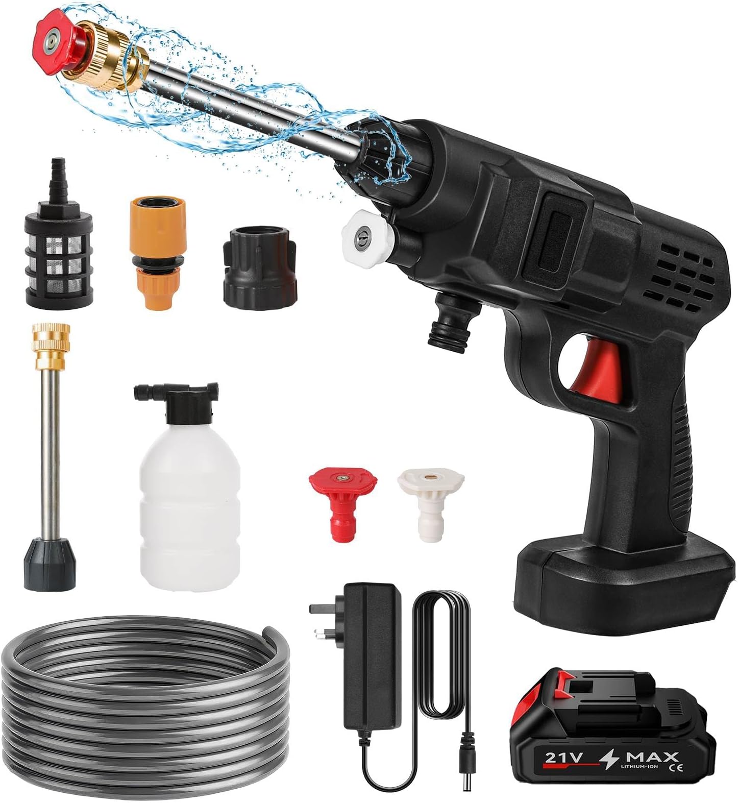 Cordless Pressure Washer,21V Portable High Pressure Washers