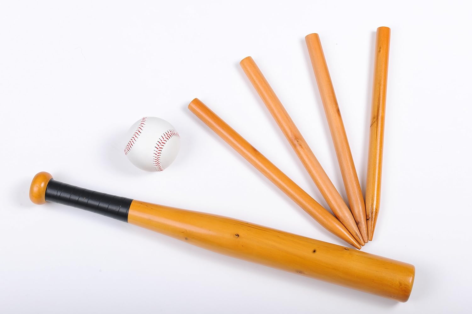 Traditional Garden Games 59 Rounders Set, Brown