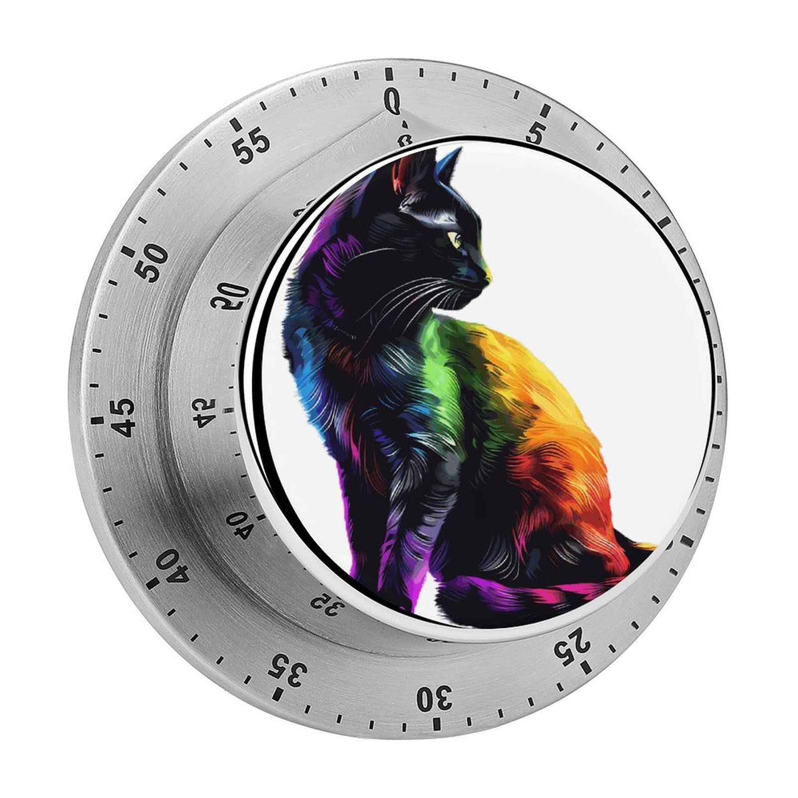 LGBT Proud Cat Mechanical Rotary Timer, Used for Daily Timing