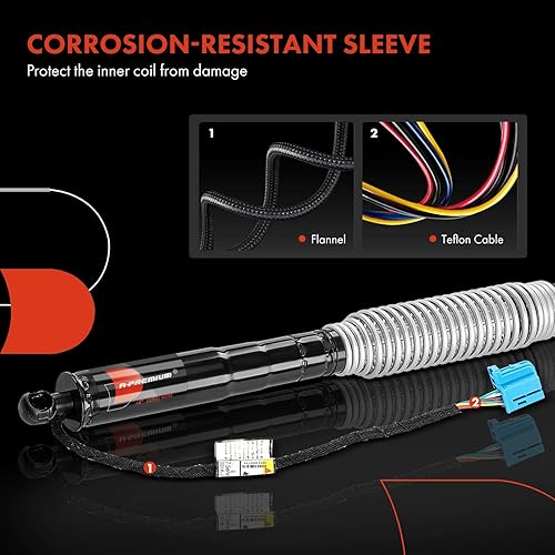 Miniatura 4 de A-Premium Soporte de elevación de potencia para portón trasero derecho compatible con modelos seleccionados de BMW - G11G12, 740i750i750i xDrive