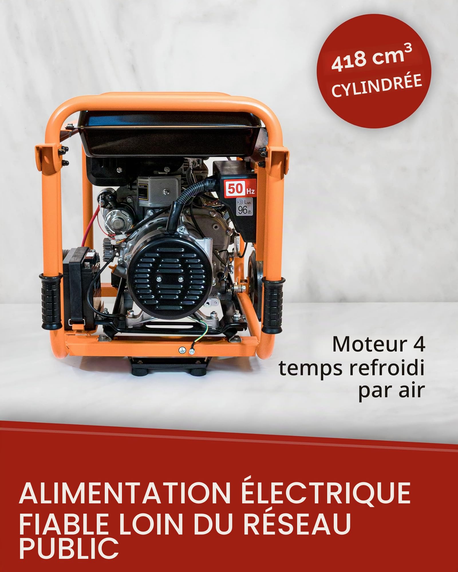 Générateur de courant diesel Knapp Wulf KW5500-3 5000 W