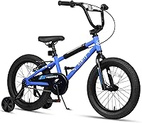 Vista 39 de 12 14 16 18 Inch Kids Bike BMX Style Bicycle with Training Wheels Coaster Brake for 2-10 Years Old Toddlers Boys Girls Multiple