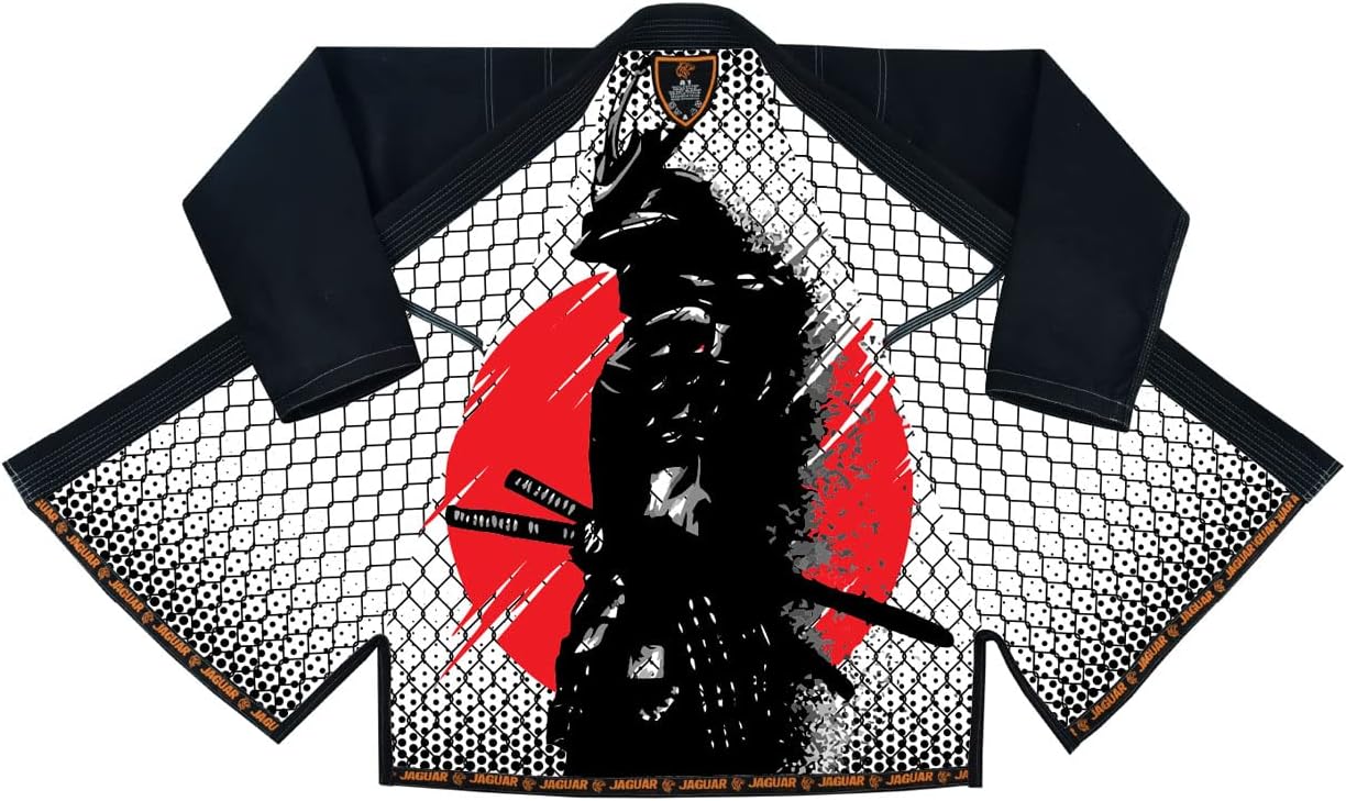 Jaguar Pro Gear – Way of the Warrior Inner Sublimated - Pro Brazilian Jiu Jitsu BJJ Kimono Gi Uniform Unisex - Belt Included