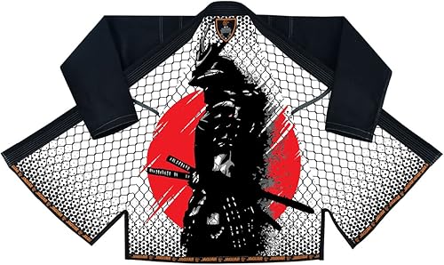 Jaguar Pro Gear Way of the Warrior Inner Sublimated - Uniforme unisex tipo kimono de Jiu Jitsu BJJ para Jiu Jitsu BJJ - Cinturón incluido