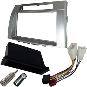 AERZETIX - C11139 - Mascherina Telaio Adattatore 2 DIN Per Autoradio