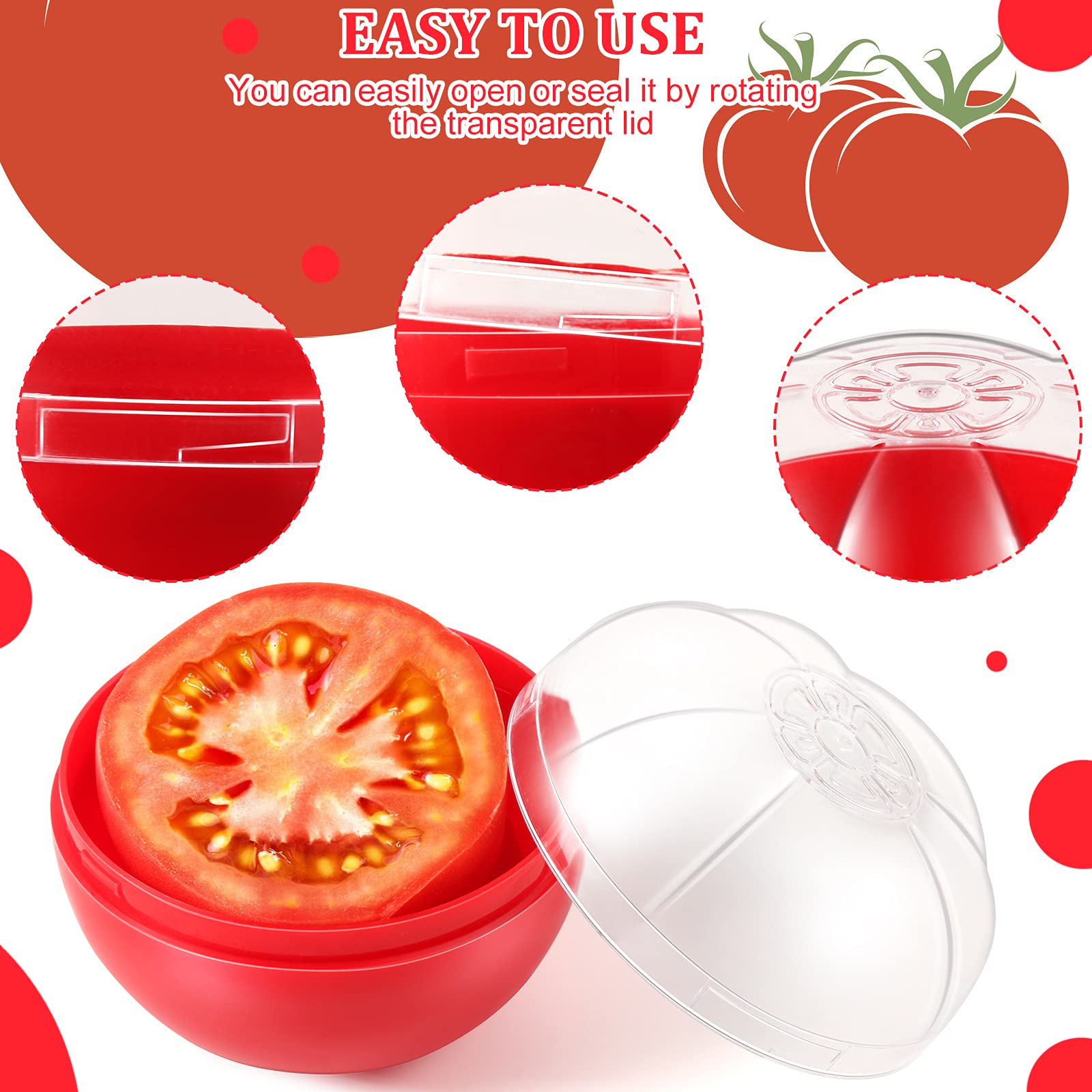 Amazon.com: Babudeer Tomato Storage Containers, Reusable Tomato