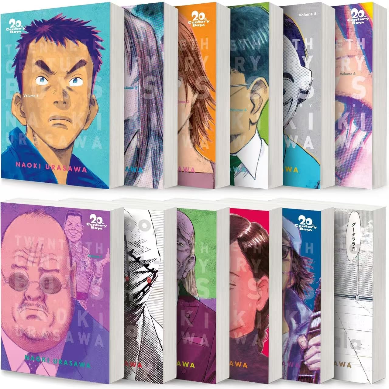 20th Century Boys Complete Collection Set: The Perfect Edition by Naoki Urasawa Complete Manga Set Vol 1-12