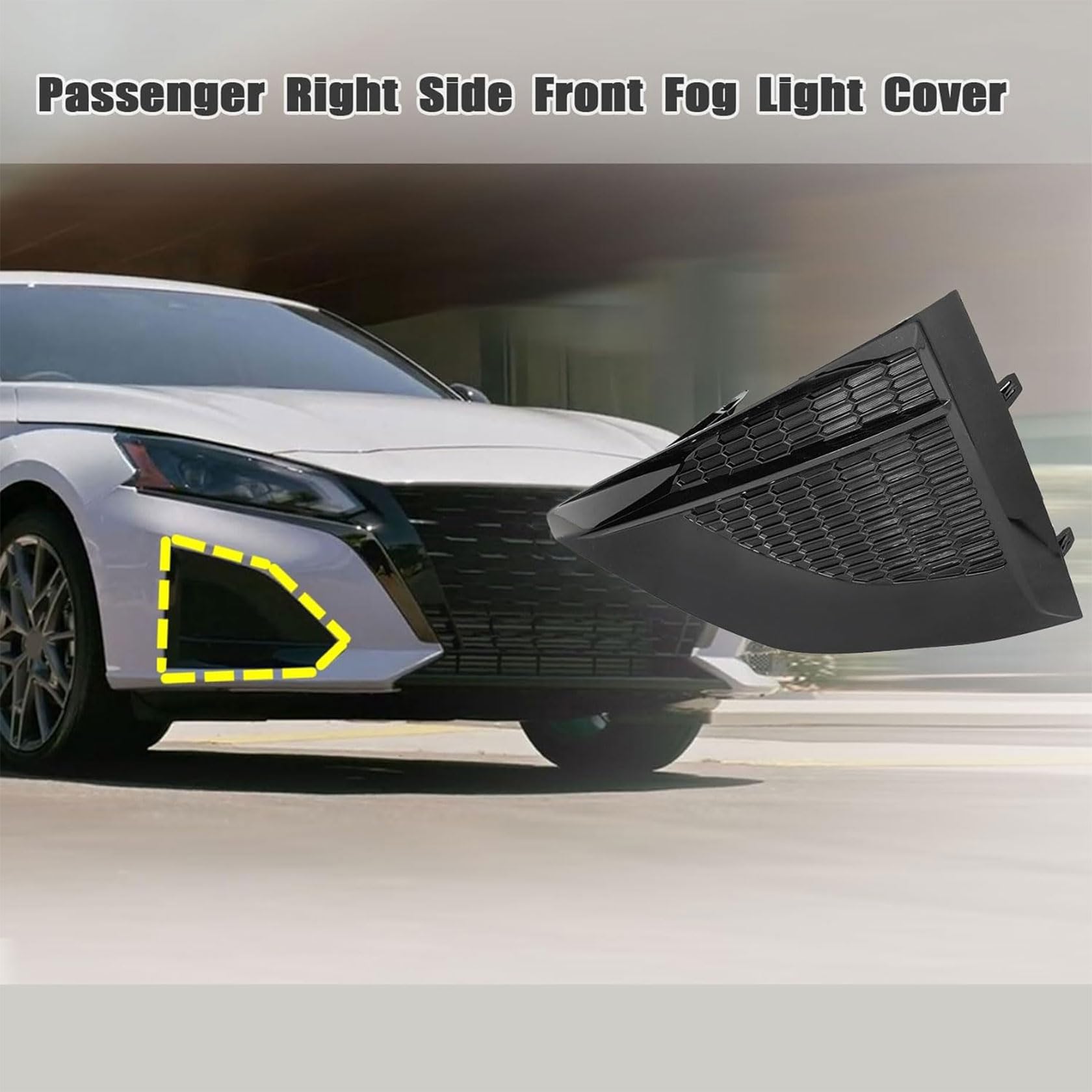 Amazon.com: FZJDSD 1PC Black Passenger Right Side Front Fog