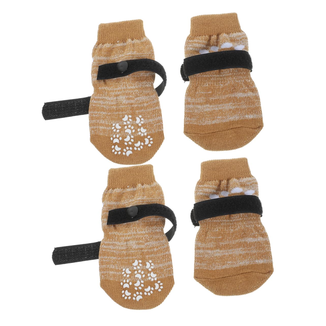 Toddmomy Dog Protectors 4 Pack Small Dog Socks Wear-Resistant Breathable Compact Pet Socks for Puppy Supplies