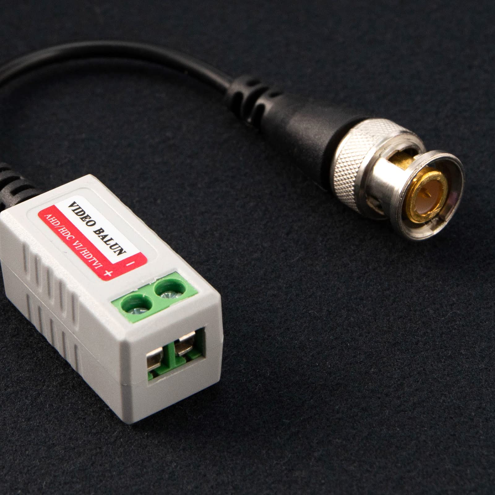 OTOTEC 6 Pares (12 Piezas) Mini CCTV Pasivo BNC Video Balun Cable Transceptor para Cable BNC Macho A Través de Transmisor de Par Trenzado CAT5/5E/6 Sistema de Cámara de Seguridad CCTV