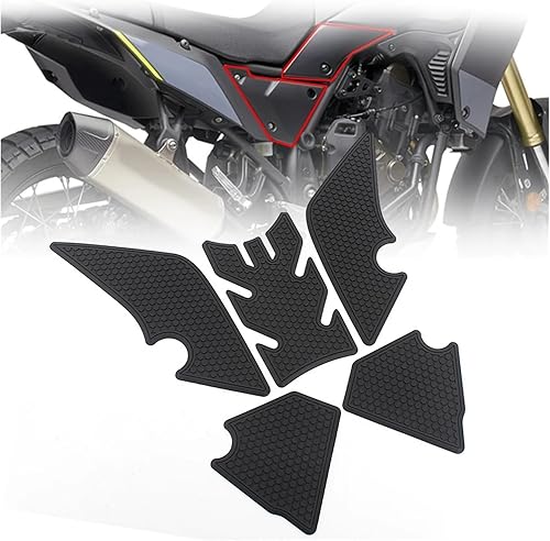 Miniatura 8 de Tank Pad Protector Motorcycle Rubber Black Non-Slip Side Fuel Tank Stickers Decals Waterproof Pad Protector for Yam&aha Tenere 700 T700 XTZ 700 '19+