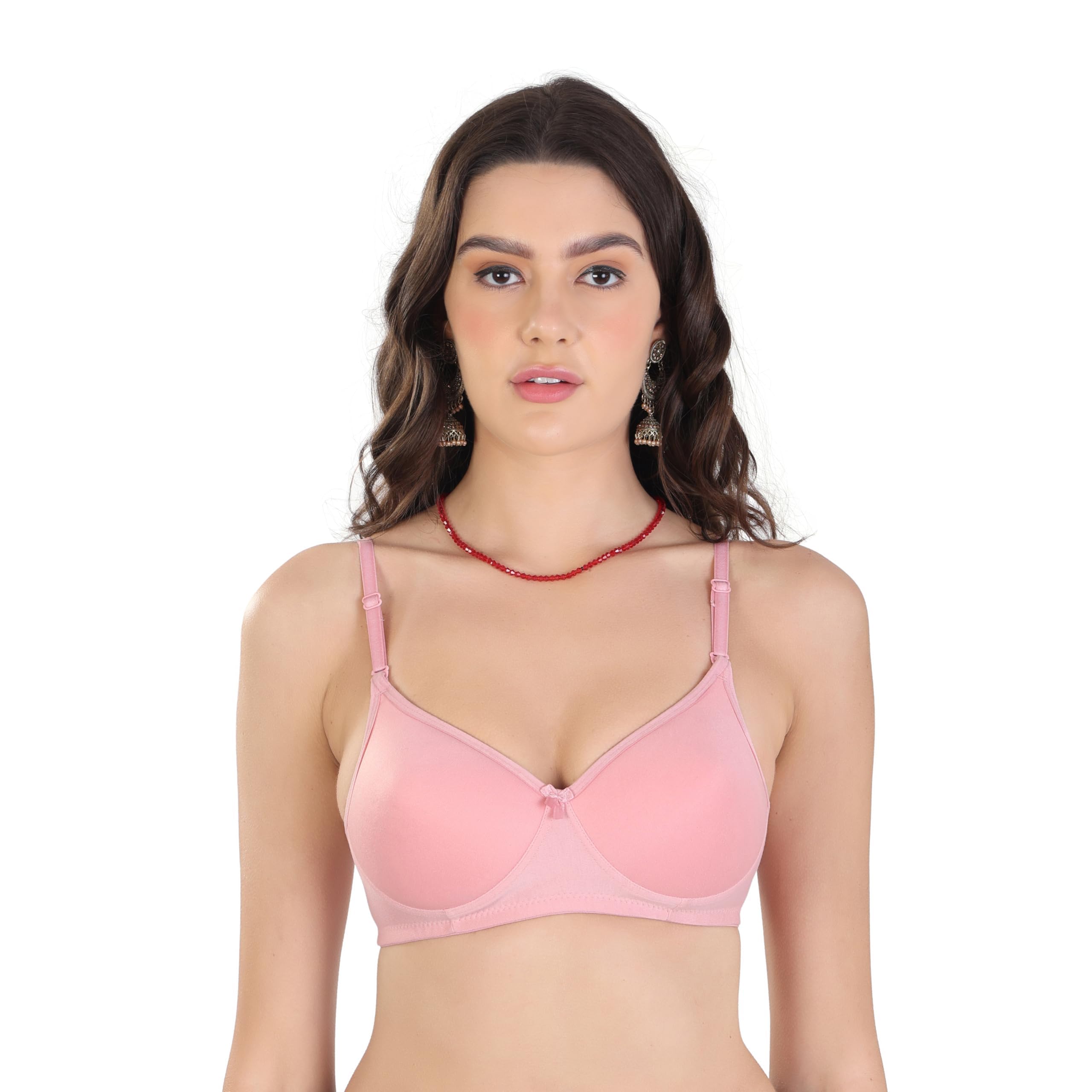 belvino Women's Heavy Padded Seamless Non-Wired Full Coverage T-Shirt Bra-picture-53