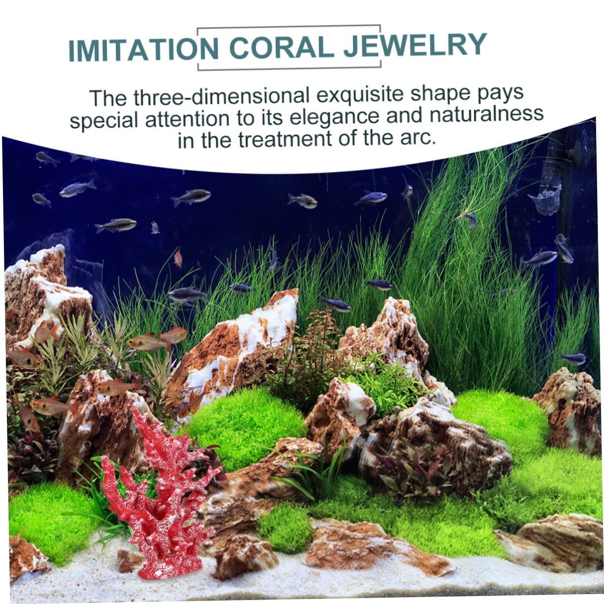 BESPORTBLE Décorations D'aquarium De Style Méditerranéen en Résine Ornement Décoration D'aquarium pour La Maison Bureau Élégant Ornement Décoratif