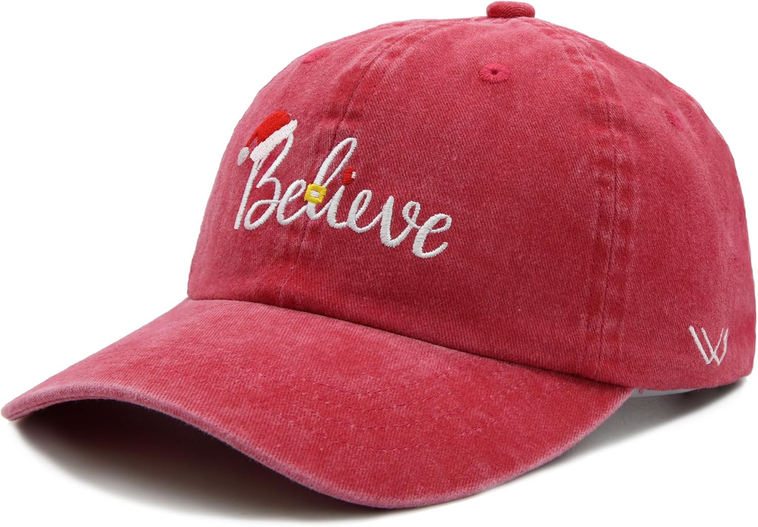 Waldeal Christmas Hat, Adjustable Embroidered Washed Merry Christmas Baseball Cap for Men Women Xmas Holiday Party - Image 2