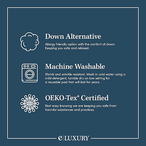 Miniatura 8 de Cobertor de colchón ajustado extra acolchado como el que utilizan en los hoteles Marriot fabricado en EEUU