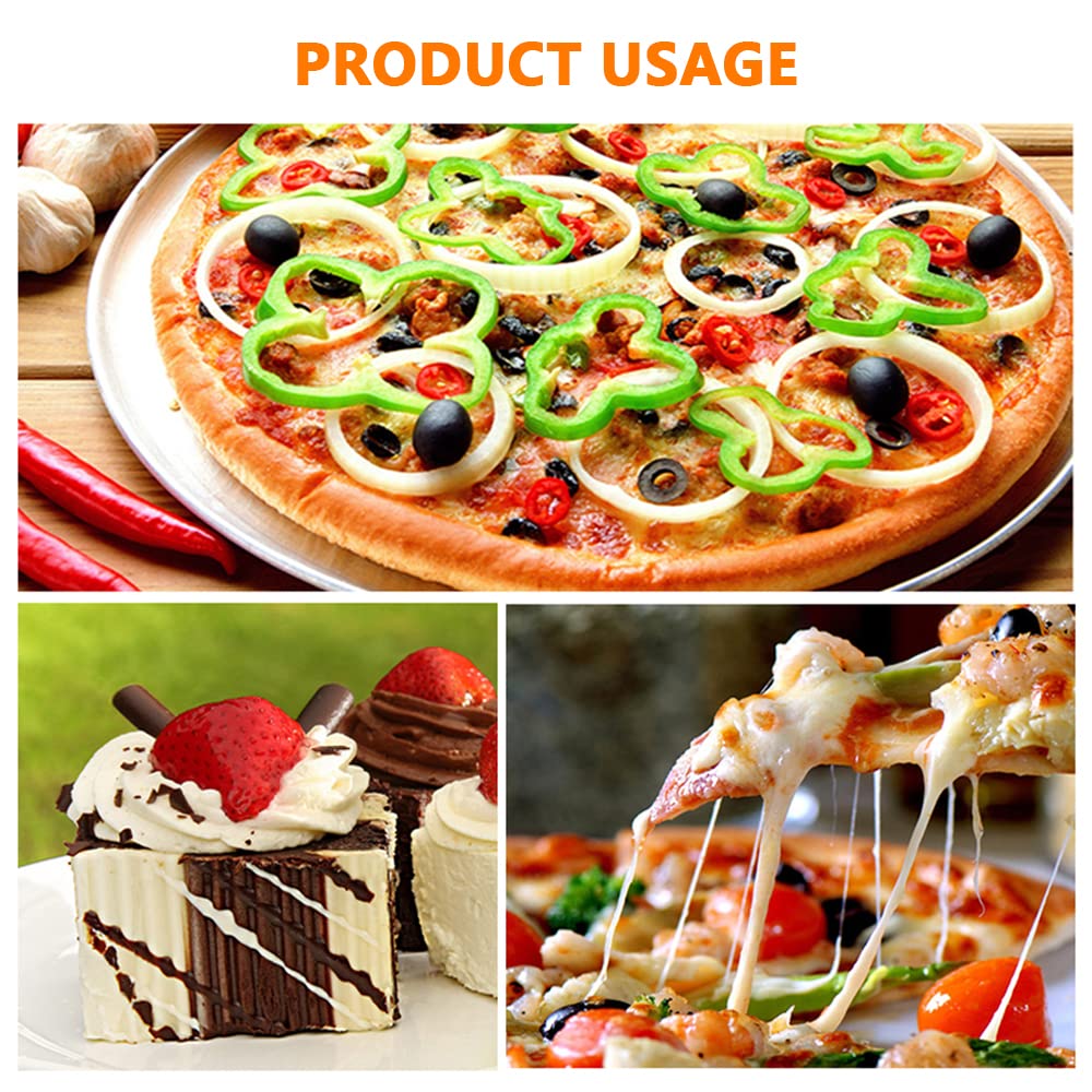 Edelstahl -Pizzaschaufel, Mehrzweck -Roller -Pizza -Schaufel für hausgemachte hausgemachte Pizza -Brot -Kekskuchen