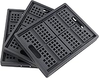 Vista 3 de Cajas plegables de 15 litros, cestas plegables de plástico, juego de 3