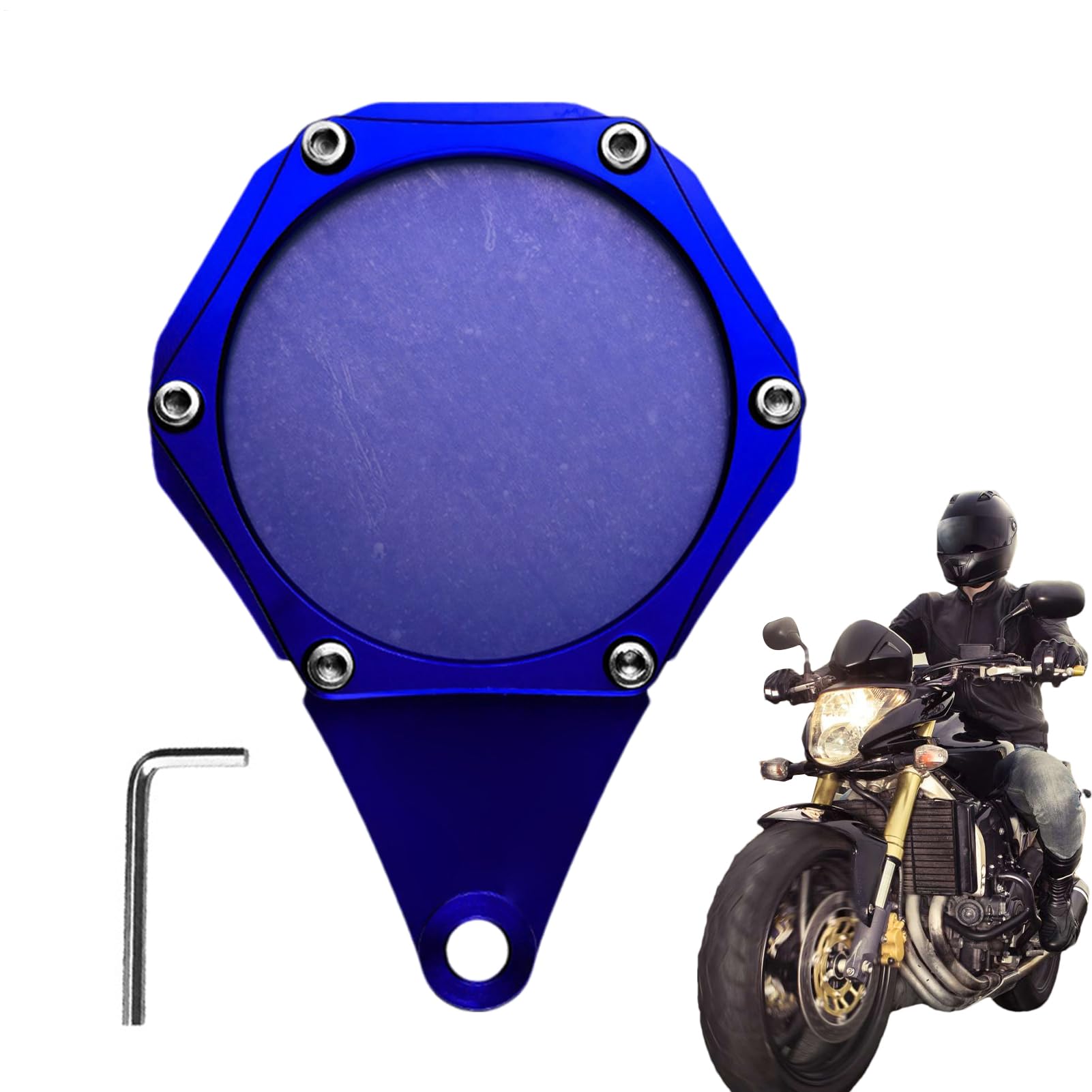 Tax Disc License Holder | Sturdy Alloy Frame,Tax Disc Permit Holder | for Motorcycle Replacement Bikes Motorbike Outdoor Commute Scooter Riding Touring