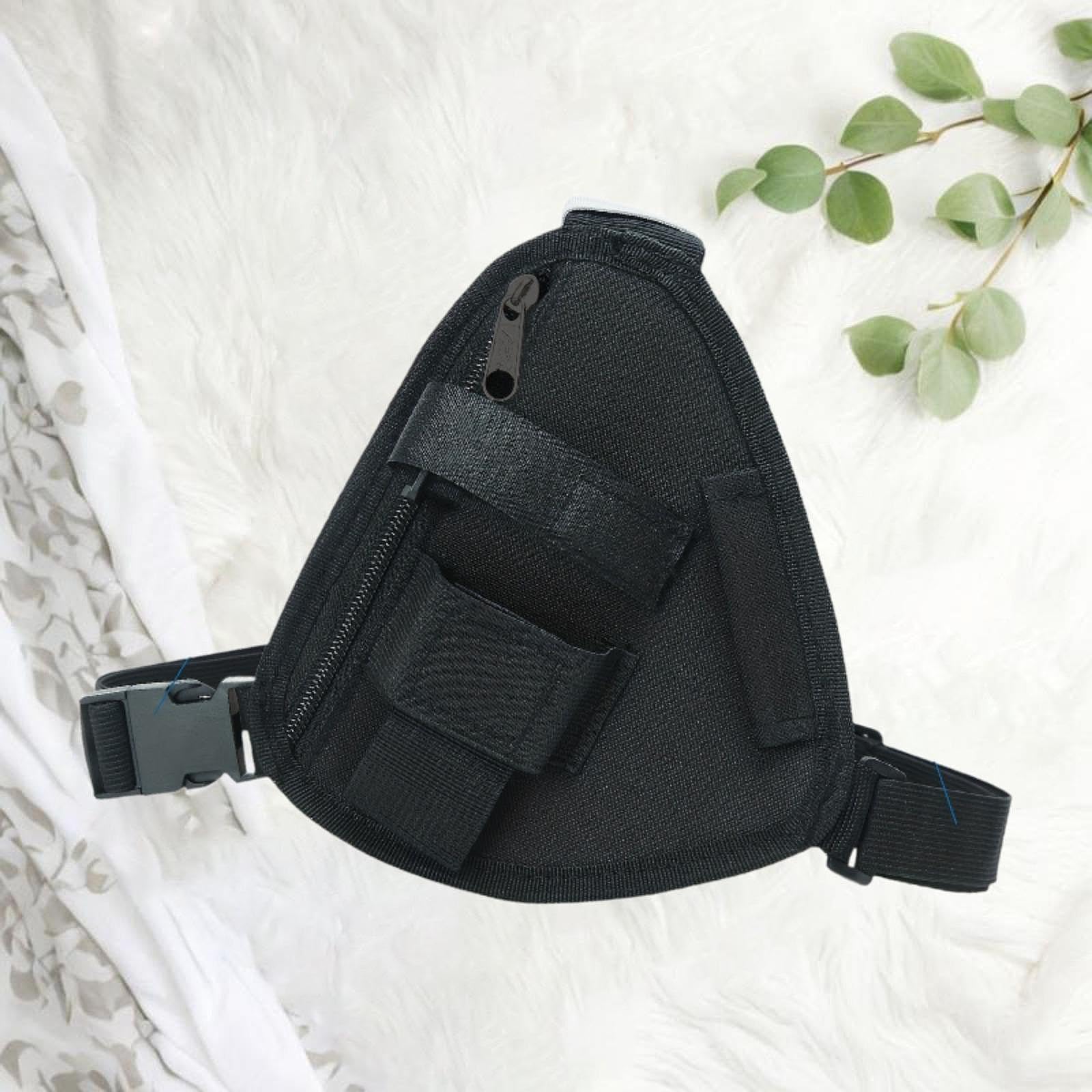 Radio Coffre Harnais Portant Sac résistant à la déchirure Portable Oxford Tissu Single Single Pochette Poitrine Sac pour Grimper