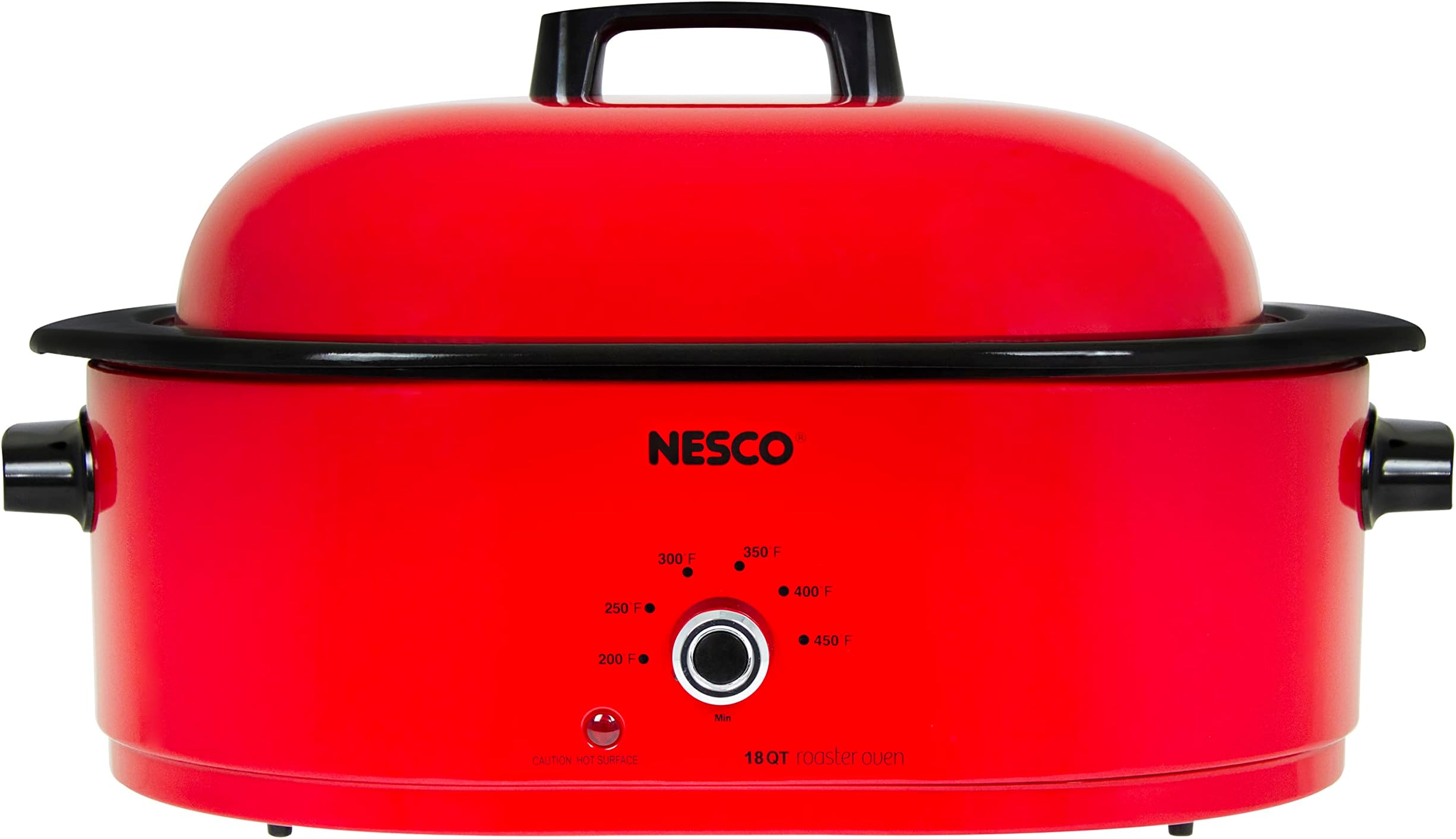NESCO 18 Quart Slow Cooker, Red