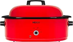 Nesco Forno para assadeira MWR18-12 (vermelho, 18-quartos)