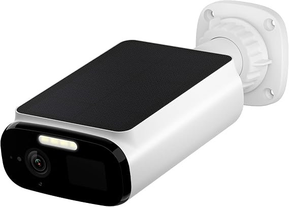 WOOX Camara Vigilancia WiFi Exterior Solar 2K 3MP, Camara IP