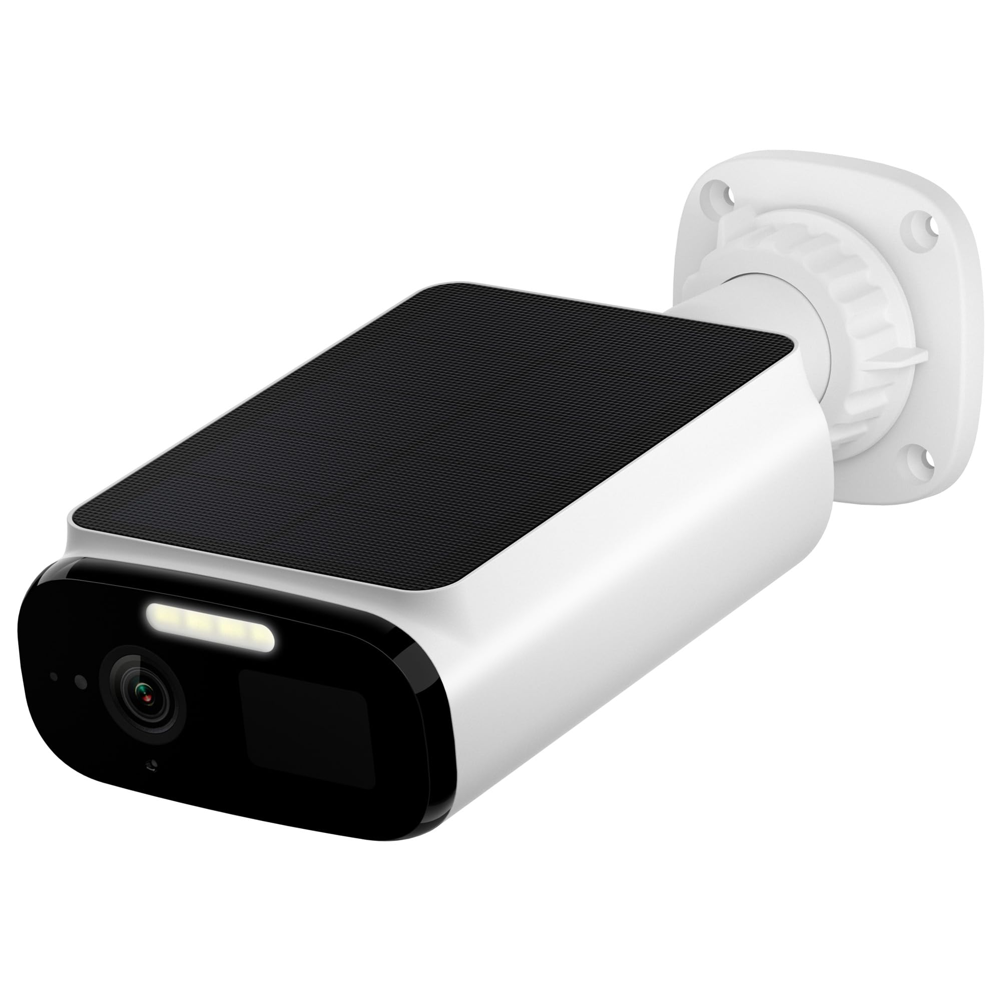 WOOX Camara Vigilancia WiFi Exterior Solar 2K 3MP, Camara IP Seguridad sin Cables con Bateria, Ángulo Amplio de 130°, Visión Nocturna a Color, Detección Humana, IP66, Compatible con Alexa y Google