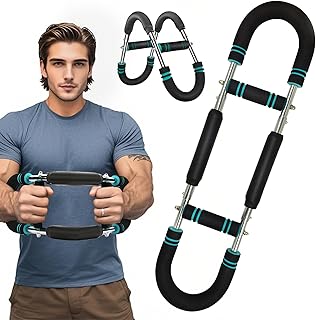 Twister Arm Trainer 60-110lb Adjustable Arm Exerciser Portable Chest Exerciser & Arm Workout Equipment Strength Training Equipment for Home Gym Chest Expander & Upper Body Fitness Tool