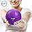 Yes4All Soft Weighted Toning Ball Knurl 8lb - Purple