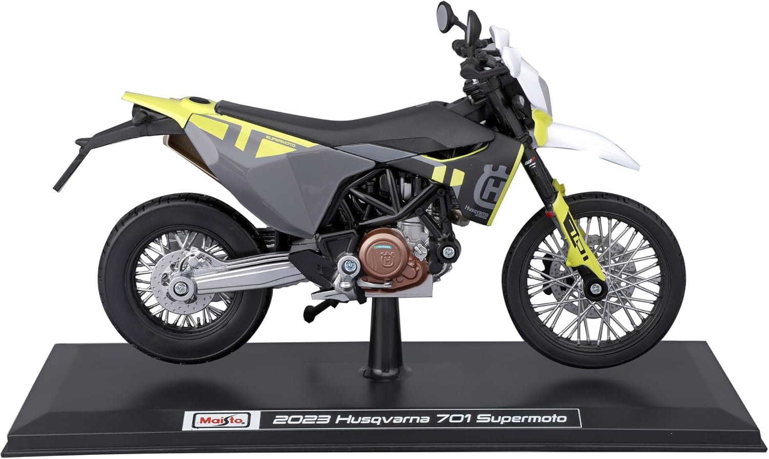 Maisto 1:12 SEMC 2023 Husqvarna 701 Supermoto, Blue