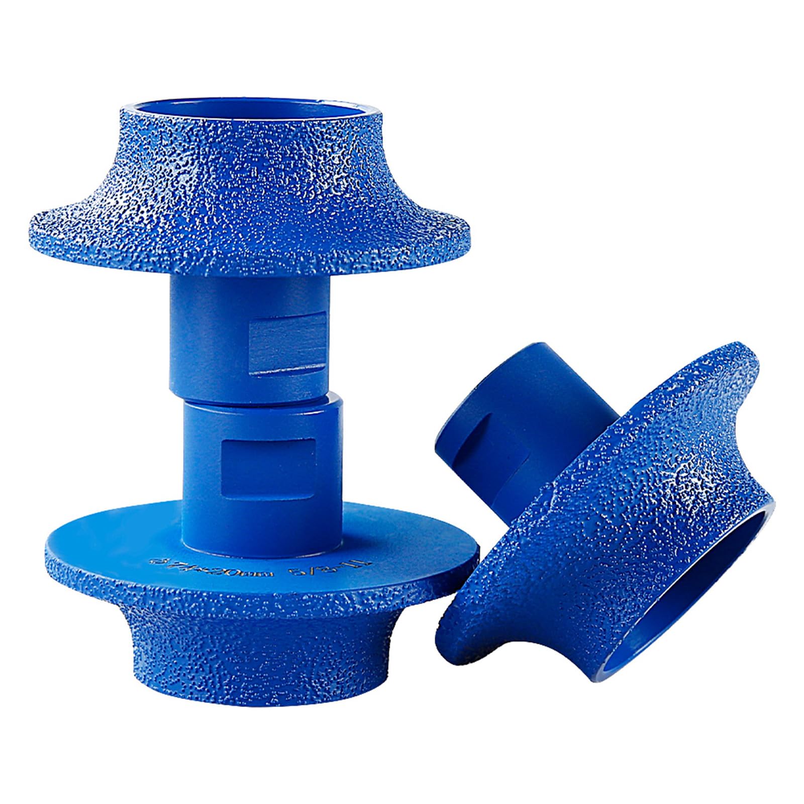 LOZLIN Ruedas de corte de diamante, ruedas de corte francesas para mármol, granito y azulejos, amoladoras angulares de montaje 5/8-11, accesorios de herramientas