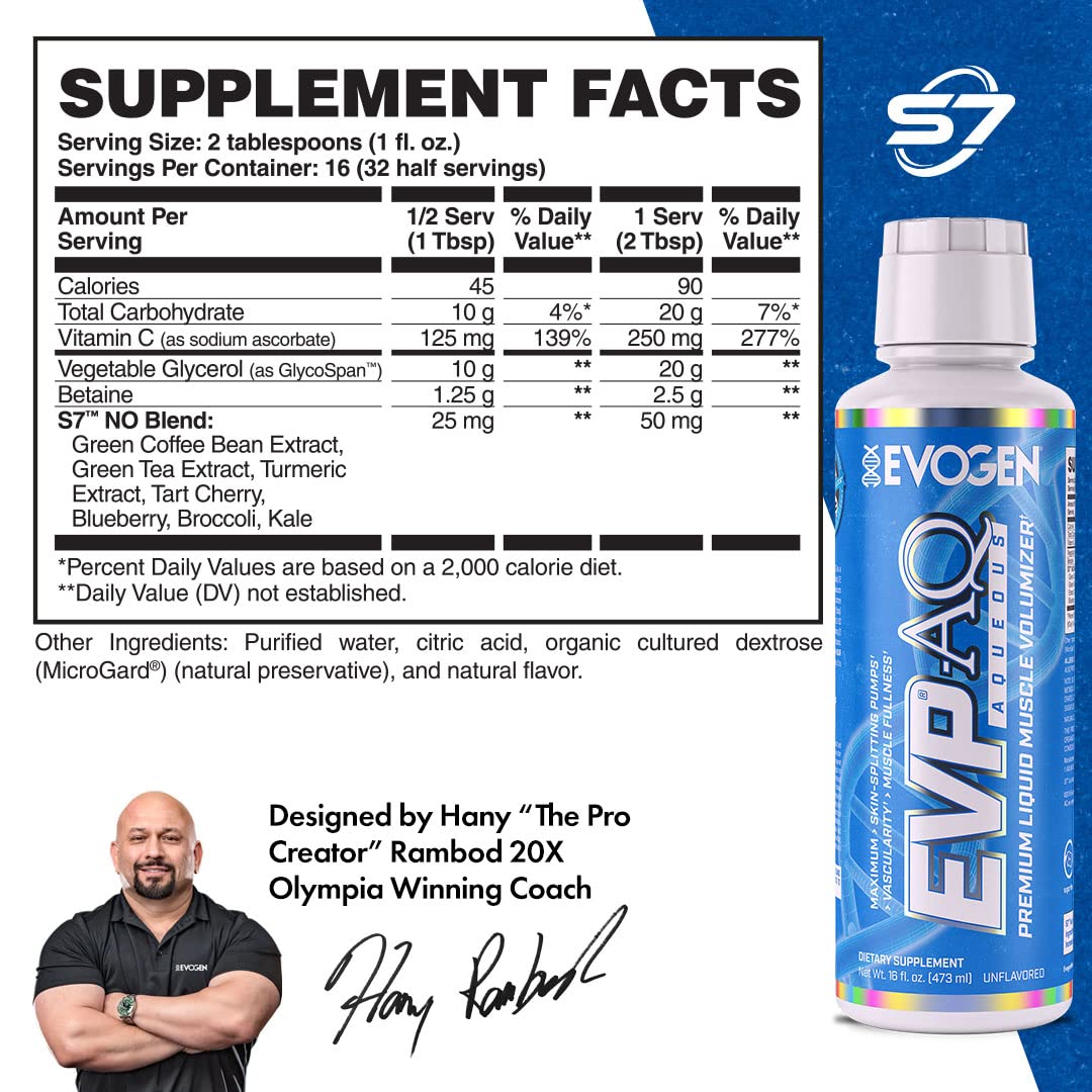 Evogen EVP AQ Liquid Glycerol Nitric Oxide | Unflavored | 16 Fl Oz — Amazon image 3