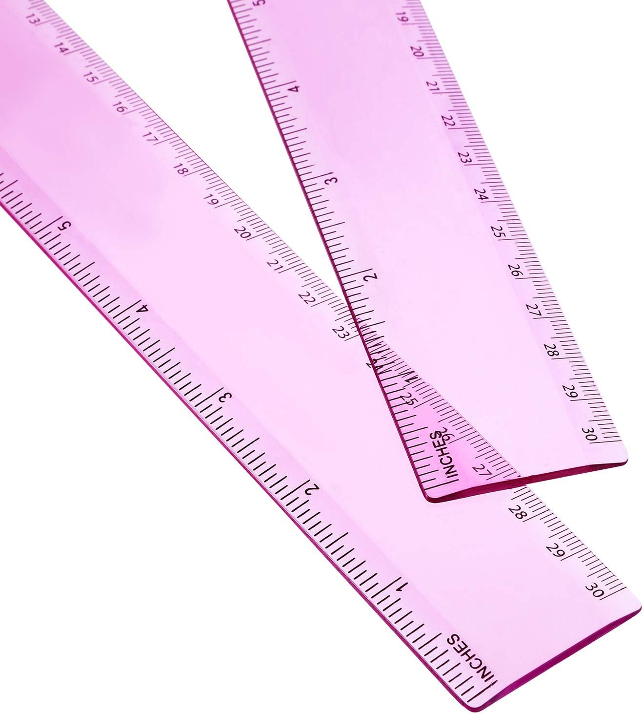 Amazon.com: HARFINGTON Straight Ruler 12 Inch Metric English System ...