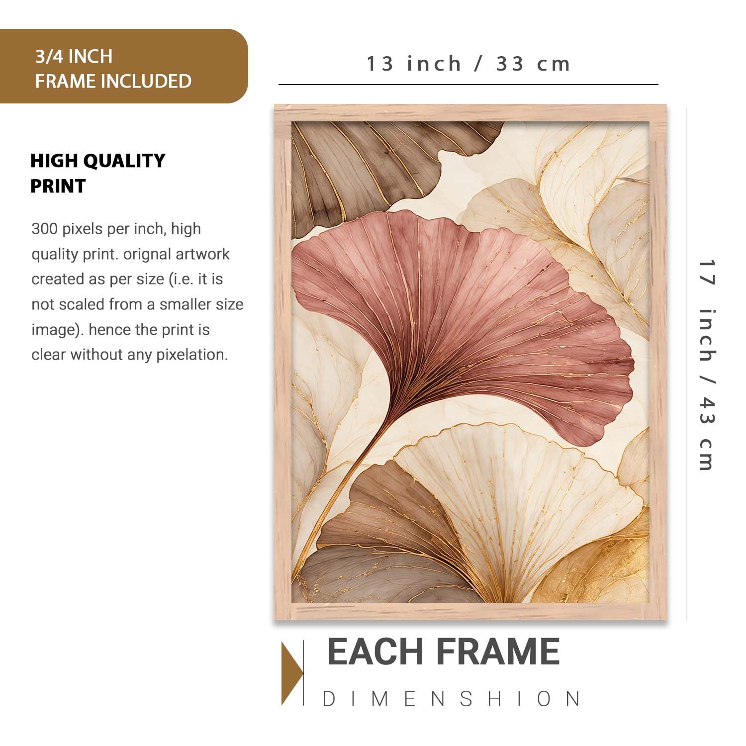 Bohemian Wall Art Set - 3 Framed Prints -2 Bohemian Wall Art Set - 3 Framed Prints -2