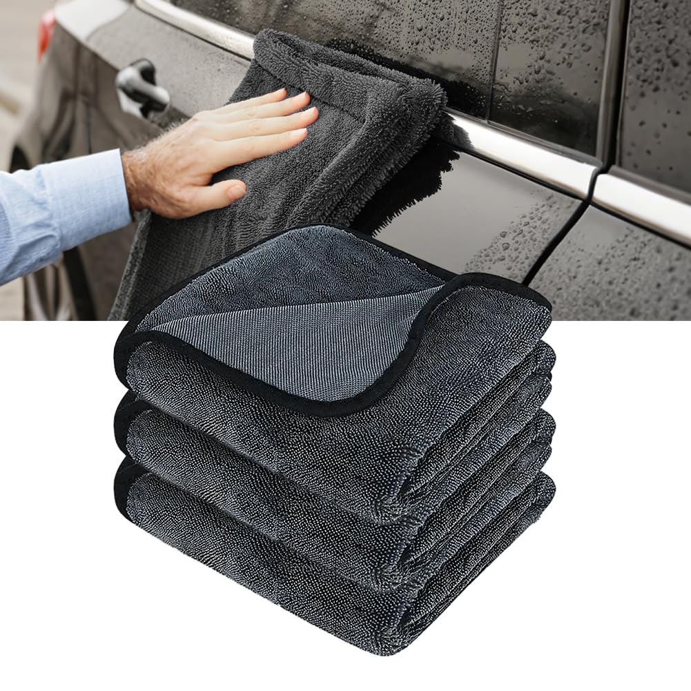 BOYIFEIJIE Water Ja-ke Wundertuch 3 Stück, Water-.ja-ke Ultra-Wipes Trockentuch Dusche, Super Saugfähig, Microfibre Car Cleaning Cloth, Trockentücher(50CM X 80CM)