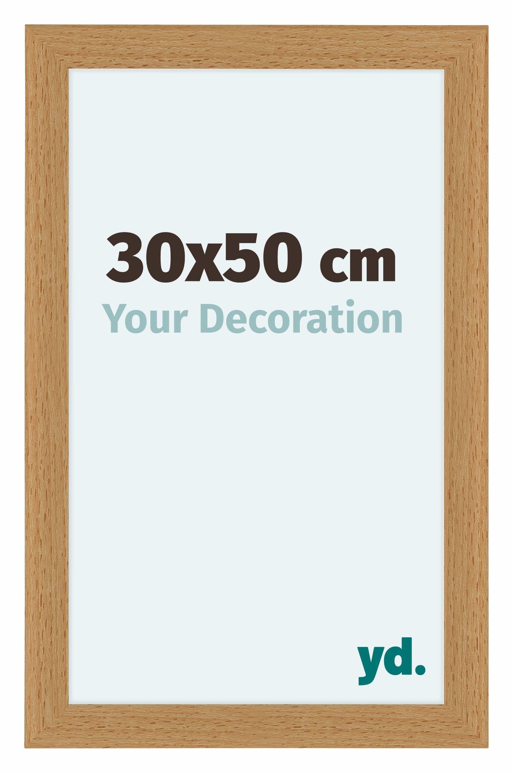 Your Decoration - Picture Frame 30x50 cm - Beech - Decorative Wall Frame in MDF with Antireflection - Frame 30x50 - Como — image 1