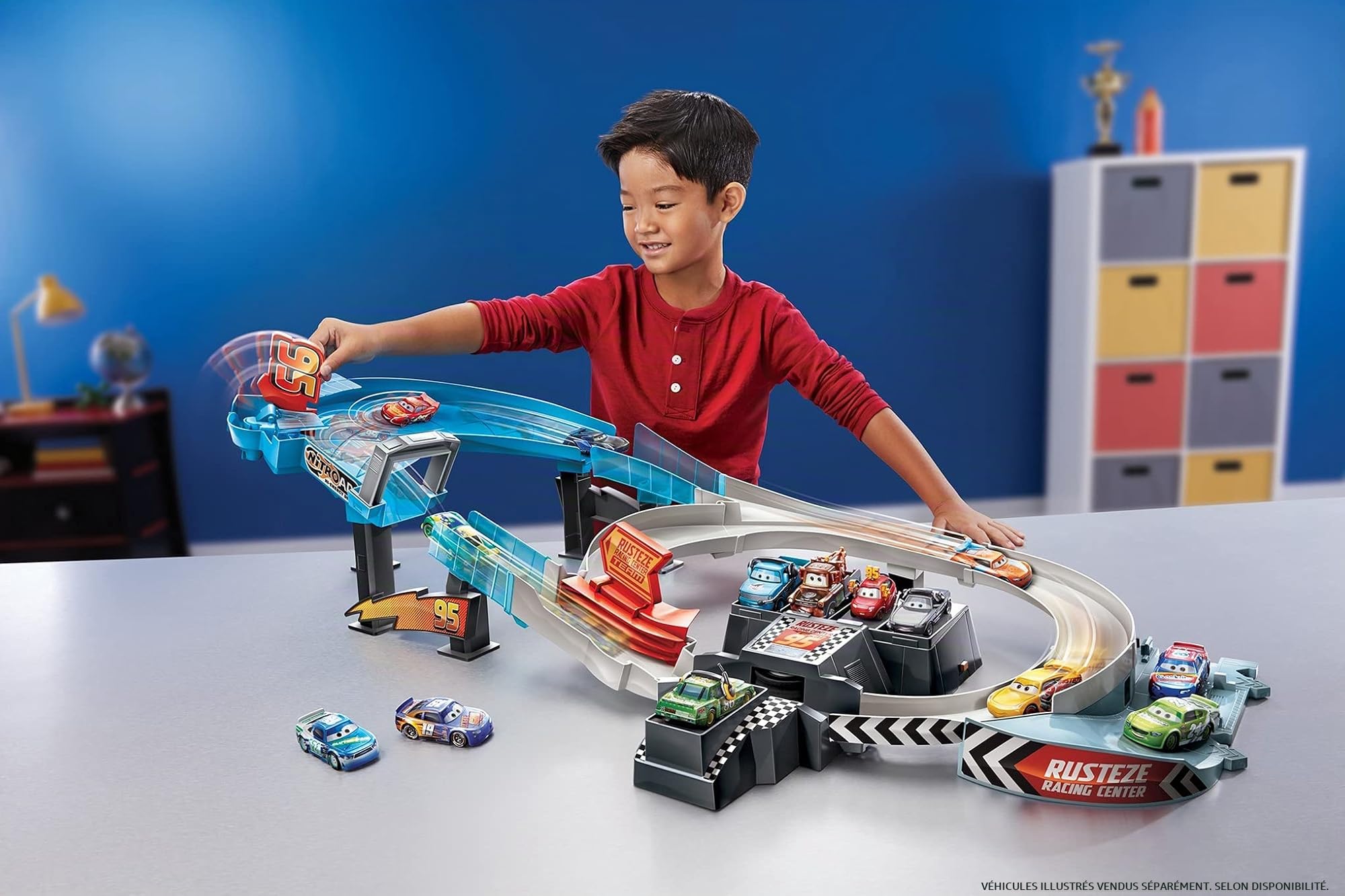 Disney Pixar Cars Rust-Eze Double Circuit Racing Set, Training