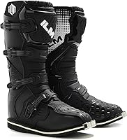 Vista 6 de ILM Botas de motocicleta impermeables ATV Motorcross Dirt Blike para hombres, modelo MX3