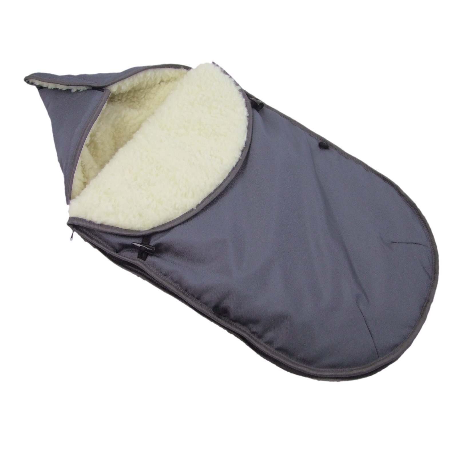 Chancelière d'hiver universelle pour porte-bébé, par ex. Maxi-Cosi, siège auto Römer, etc. *12 couleurs* Chancelière d'hiver en laine d'agneau